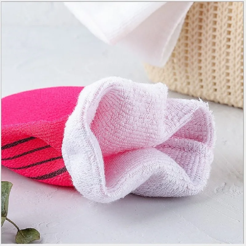 

Korean Exfoliating Bath Scrub Glove Exfoliating Body Scrub Facial Tan Massage Mitt Removal Exfoliate Peeling Glove Grain Towel