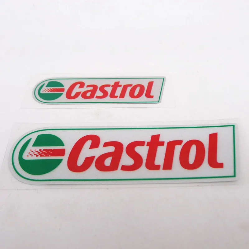 1pc Castrol Lubricating Oil Reflective Stickers Car Decal Vinyl Auto Window Door Trunk