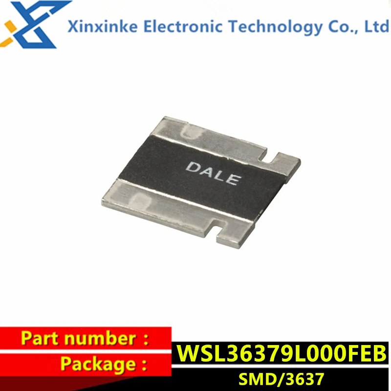 WSL36379L000FEB DALE 3637 0.009R 9L0 1% 3W 50PPM Current sensing resistor - SMD 3watts .009ohms 4-Terminal New original genuine