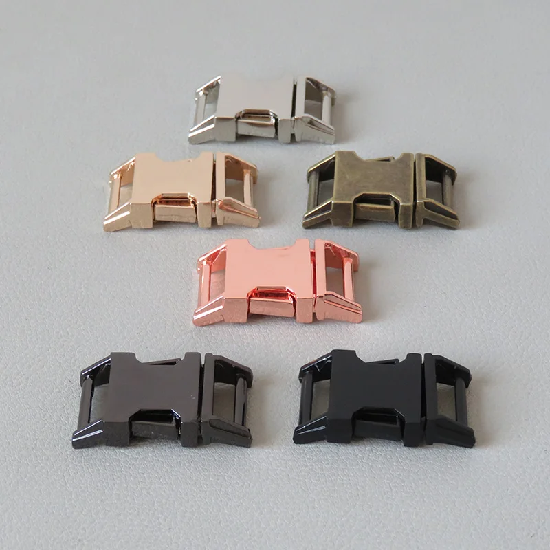 

20Pcs/Lot Wholesale Metal Side Quick Release Buckles Inside Width 15mm For Dog Pet Collar Paracord Sewing Accessory High Quality