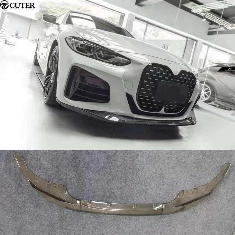 

G22 4 Series FD Style Carbon Fiber Front Bumper Lip Aprons Side Splitter for Bmw G22 425i 430i 2020