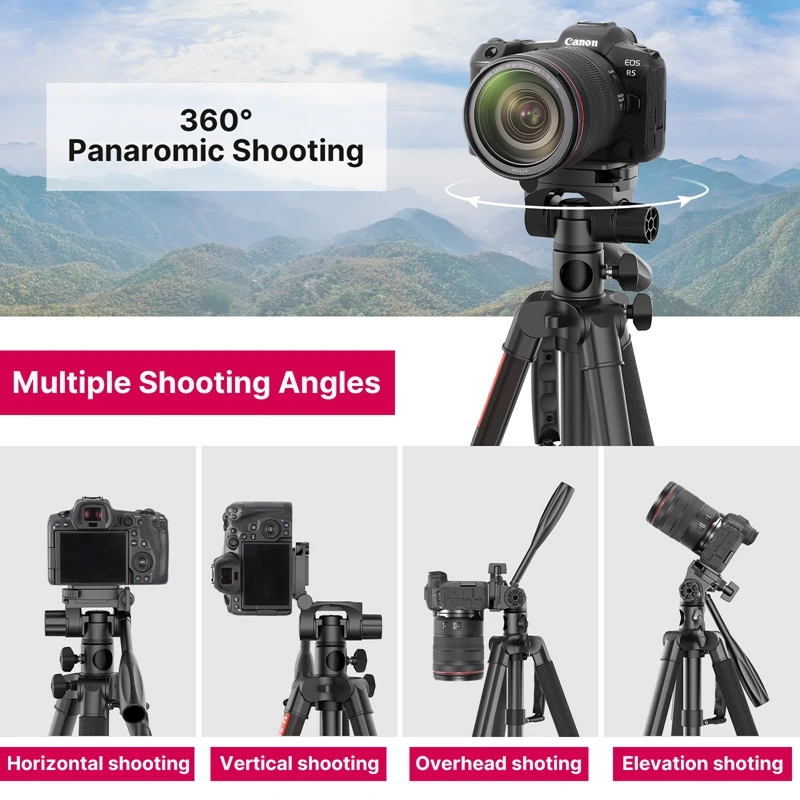 Ulanzi U-Select VT-01 Video Tripod System Professional Heavy Duty Tripod Monopod Max Load 3kg For DSLR Camcorder Photography