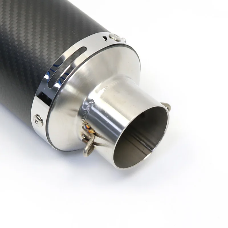 Carbon Fiber Exhaust Motorcycle Escape Modified Scooter Muffle Pipe DB Killer For ducati monster 696 ninja 400 z1000sx cb500x