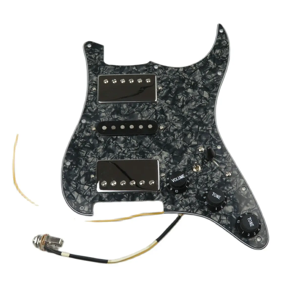 

Prewired Multifunction Wiring HSH Pickguard lp Alnico 5 Humbucker Pickups Wiring Harness Connection 20 tone switching