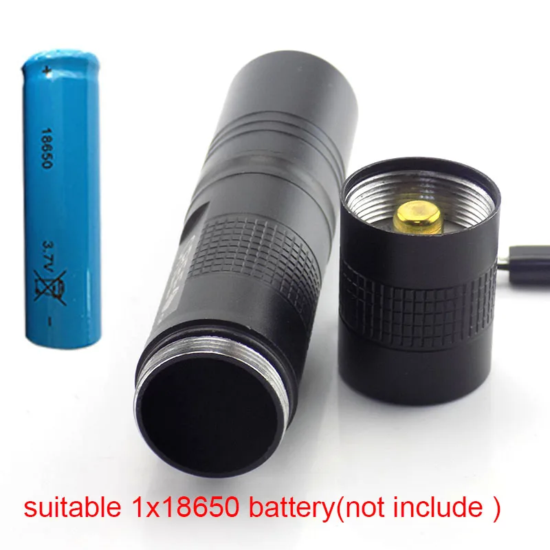 1600lm Powerful LED Flashlight Flash Torch Light 18650 Lampe Torche 5-Mode Protable Penlight Linterna LED Lanternas Camping