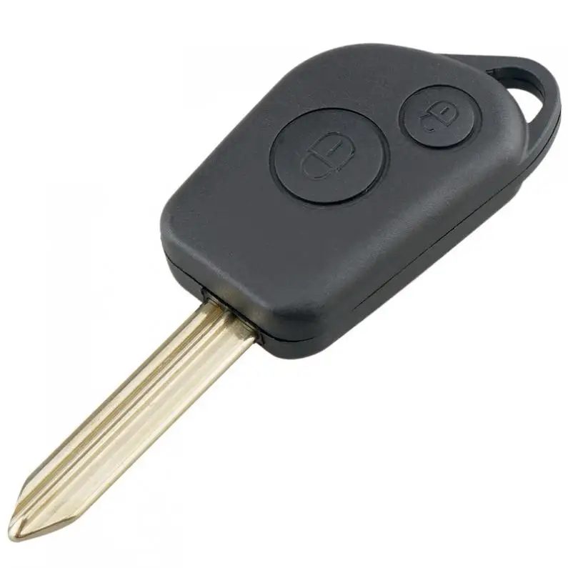 2 Buttons Uncut Blade Car Remote Key Shell Case with 2 Micro Switches Fit for Citroen Picasso / Saxo / Berlino / Xsara