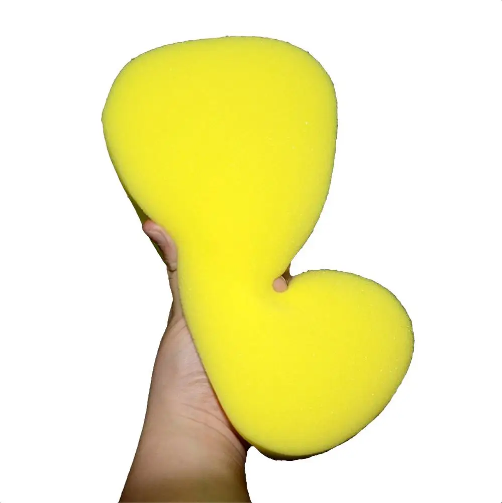 1pc Car Care Easy Grip Sponge Car Auto Washing Cleaning Sponge Block Yellow Car Cleaner Tools Yellow Car Cleaner Polishing Styli