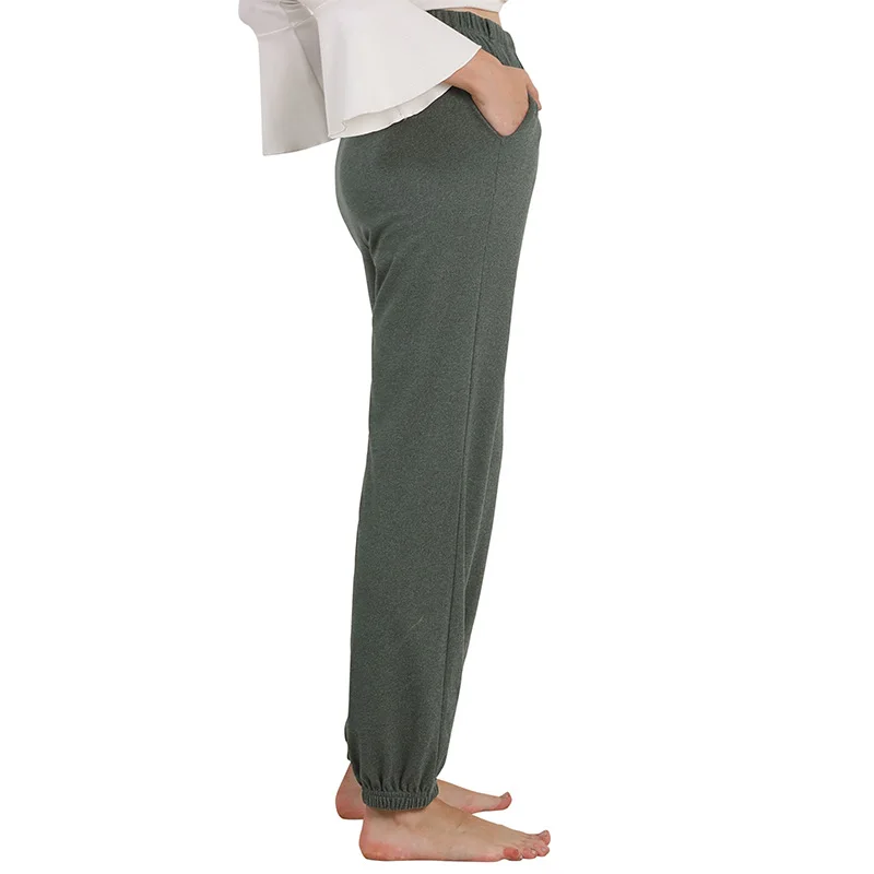 Soft Comfort Women Long Sleep Pants Lounge Wear 2XL-7XL Large Size Home Pants Women Autumn Winter Warm Pajamas Sleep Bottoms