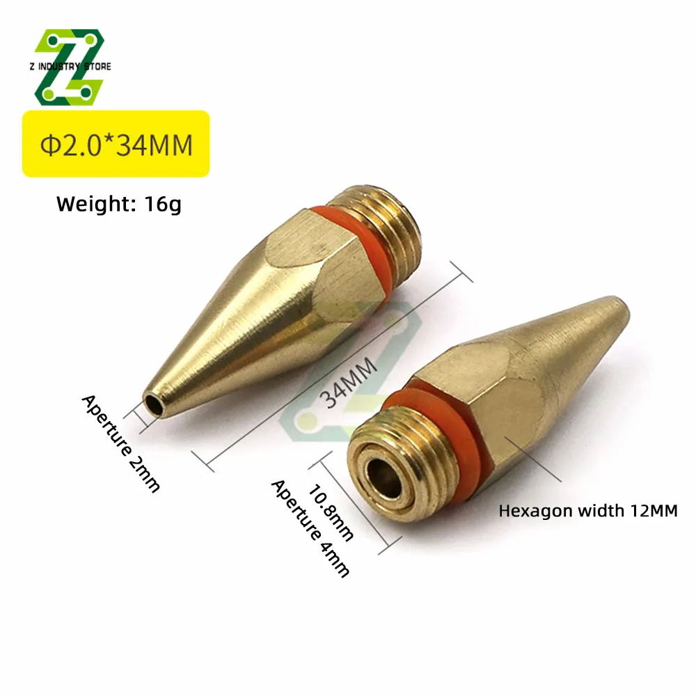 Hot Melt Glue Gun Copper Long Nozzle Large and Small Diameter Nozzle 1mm Nozzle 1PCS/Lot