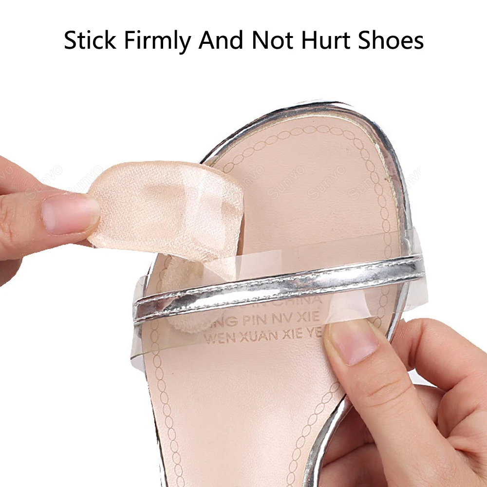 Silicone Pads for Women\'s Shoes Non-slip Inserts Self-adhesive Forefoot Heel Gel Insoles for Heels Sandals Anti-Slip Foot Pad