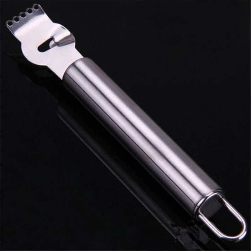 

1pc Stainless Steel Fruit Peelers Lemon Orange Zester Grater Stainless Steel Grips Lime Zest Peeling Tool
