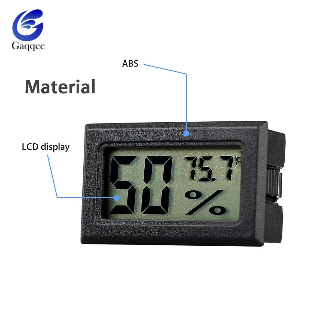 Mini Digital Thermometer Hygrometer Indoor Room Temperature Humidity Meter Convenient LCD Temperature Sensor Humidity Tester