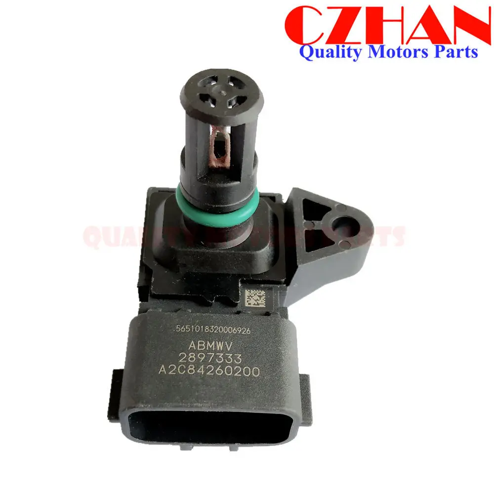 Original NEW 2897333 4903286 4921322 MAP Air intake Pressure Sensor for CUMMINS 2007-UP Dodge Ram 2500 3500 6.7L