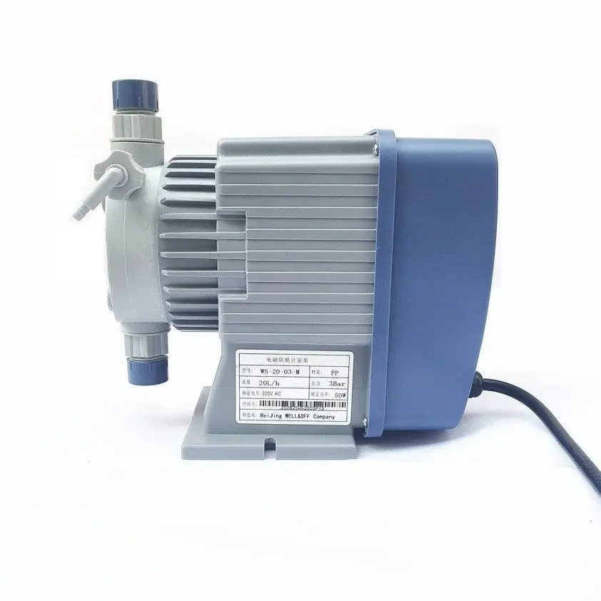 Electromagnetic Diaphragm Metering Pump Dosing Pump Dosing equipment with Acid Alkali Corrosion-resistant Adjustable Flow Pumps