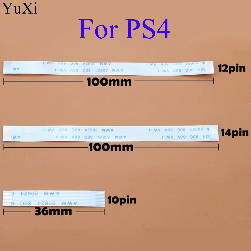 Power Reset Switch Ribbon flex Cable for PS2 30000 5W 90000 For PS3 slim 2000 for PS4 10pin 12pin 14pin Controller Repair Part