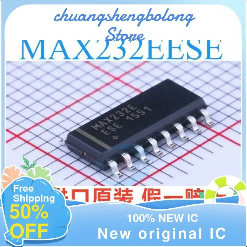 

20PCS MAX232 MAX232EESE MAX232ECSE SOP16 New original IC