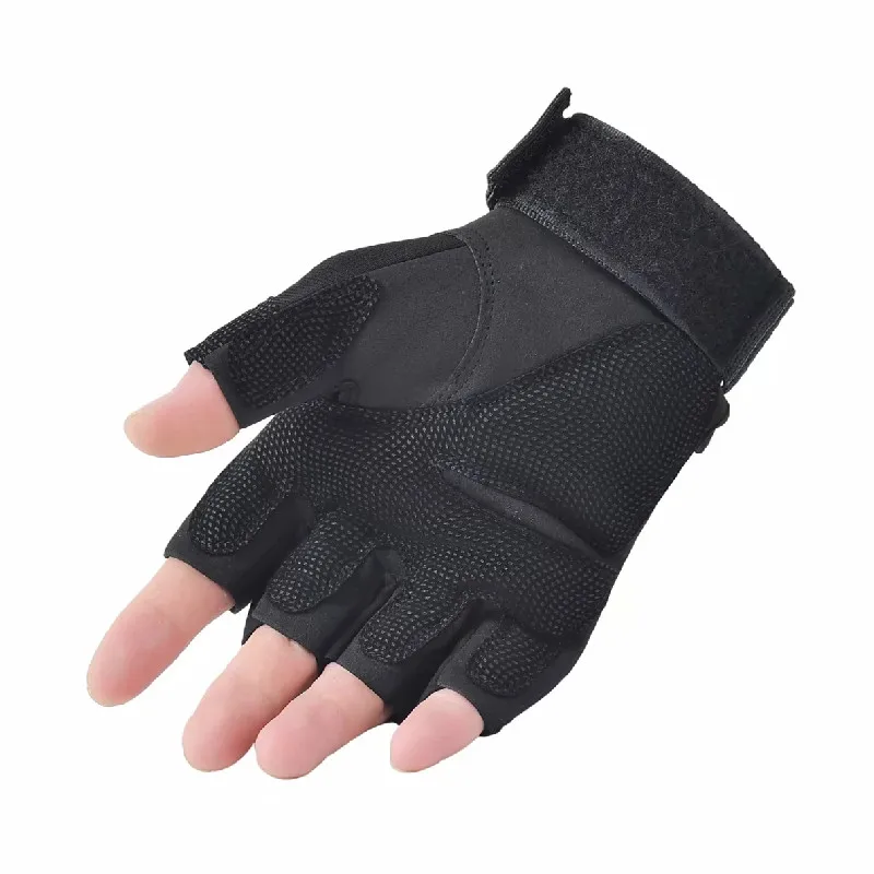 Gants de sport coordonnants pour hommes et femmes, mitaines demi-doigt, cyclisme, salle de sport, fitness, diversifiés, sans doigts