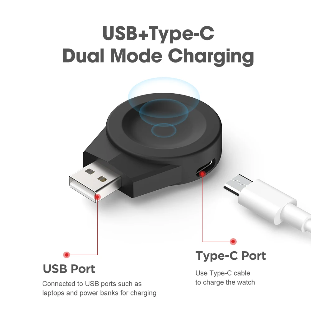 USB Charging For Huawei GT3 GT3 pro GT2 pro Wireless Charger Cradle Watch Portable Chargers Holder Dock Watch Accessories SIKAI