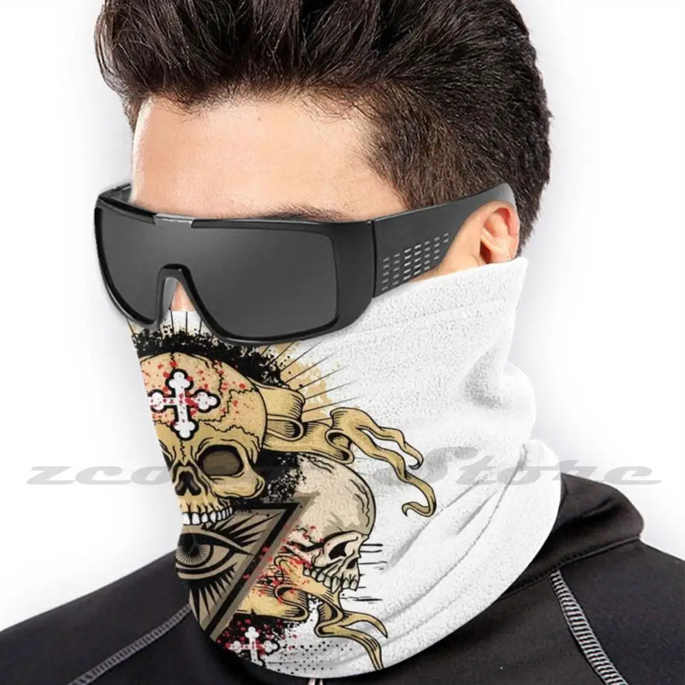 Copie De Merry Christmas Custom Pattern Washable Filter Pm2.5 Adult Kids