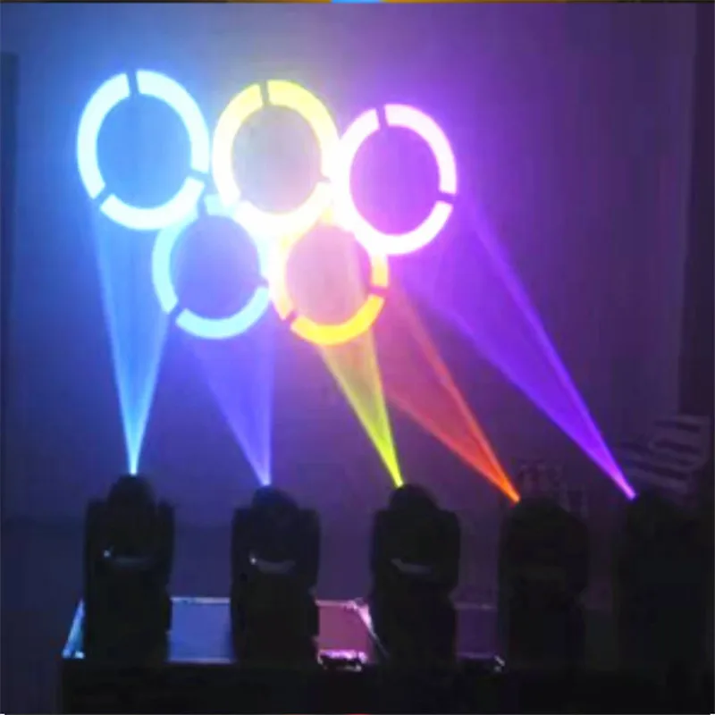 Fast Shipping 30W LED Gobo Moving Head Light DMX512 Stage Lighting Disco Wedding Party Colorful Spot Effect Luces Mini DJ Lights