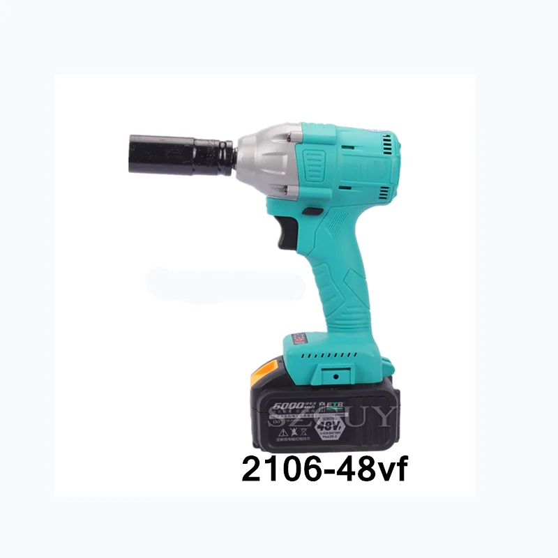 

Factory Directly Cordless Rechargeable 4000mah Two Battery Impact Wrench Brushless Electric Wrench