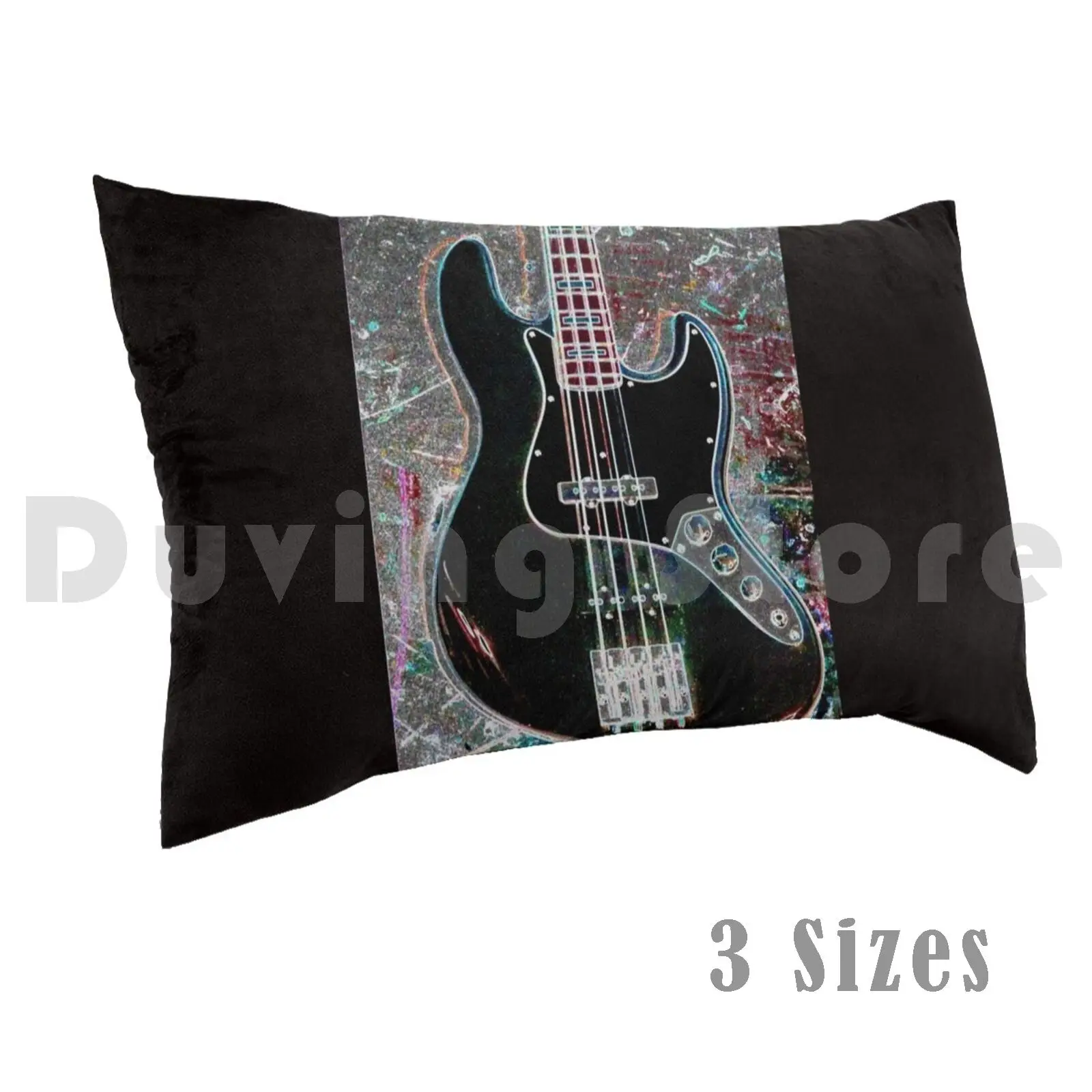 

Jazz Bass Guitar Pillow Case Printed 35x50 Geddy Lee Rush Bass Guitar Jazz Music Musical Instruments Musician
