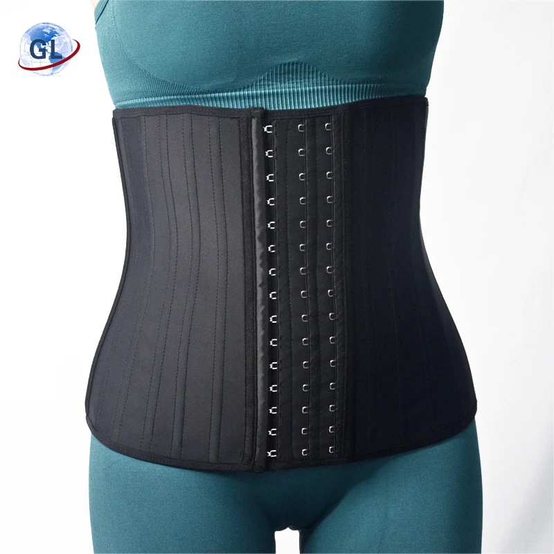 Latex Shaping Belt Lengthened Buckle Rubber Waist Seal  3-Breasted High-Quality Body Shaping Clothes