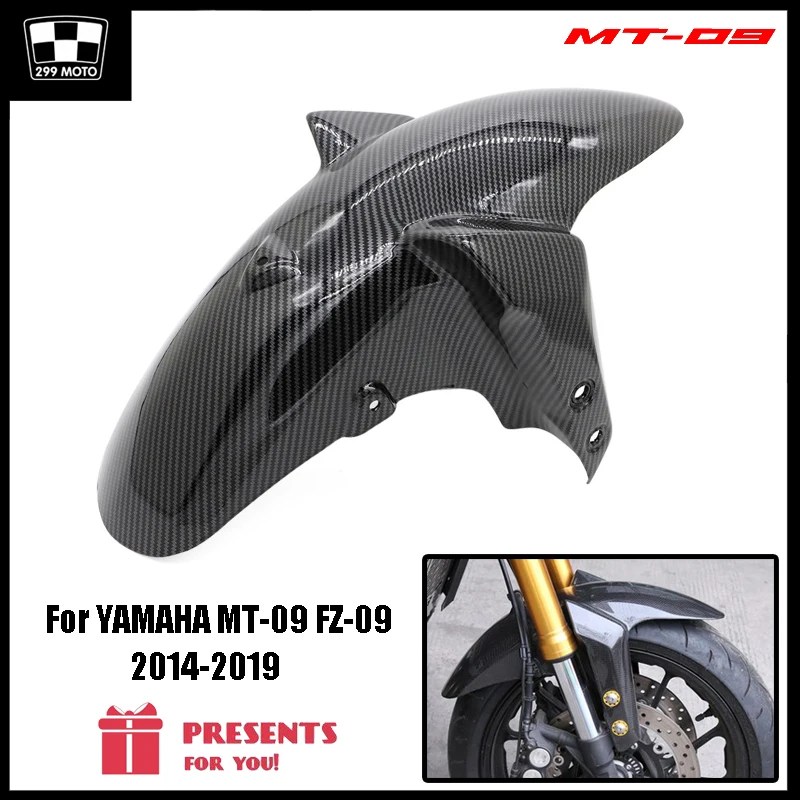 

For Yamaha MT-09 FZ-09 MT09 FZ09 2014 2015 2016 2017 2018 2019 Motorcycle carbon fiber front fender front fender splash guard