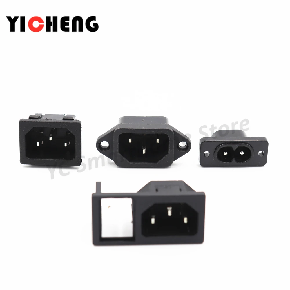 2Pcs Power outlet/plugs AC power sockets 2 holes/3 holes all copper  Industrial or residential or general use wall outlet