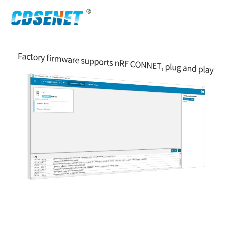 Module dongle USB BLE avec antenne PCB E104-BT5040U nRF52840 BLE4.2 BLE5.0, émetteur-récepteur Bluetooth sans fil de 2,4 GHz,