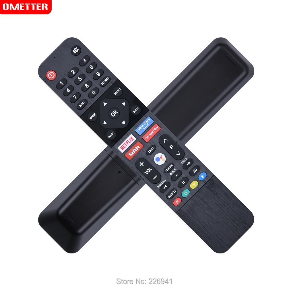 New Voice Android Remote Control for Skyworth for Panasonic for Toshiba for Kogan for Sansui Prime Series  for Tesla