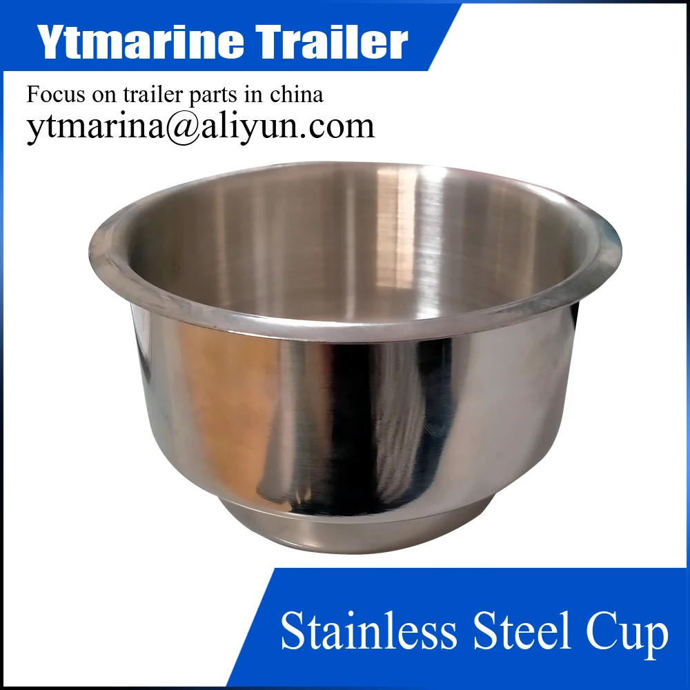 

Recessed Stainless Steel Cup Drink Holder Boat Marine Camper RV Counter Top，1pcs Stainless Steel Cup Drink Holder