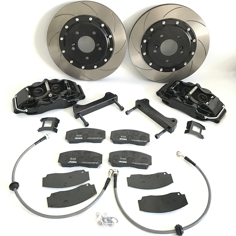 Jekit front 4pots 5200 Brake Calipers Rotors 330*28mm  fit for abarth 500 front rim 17