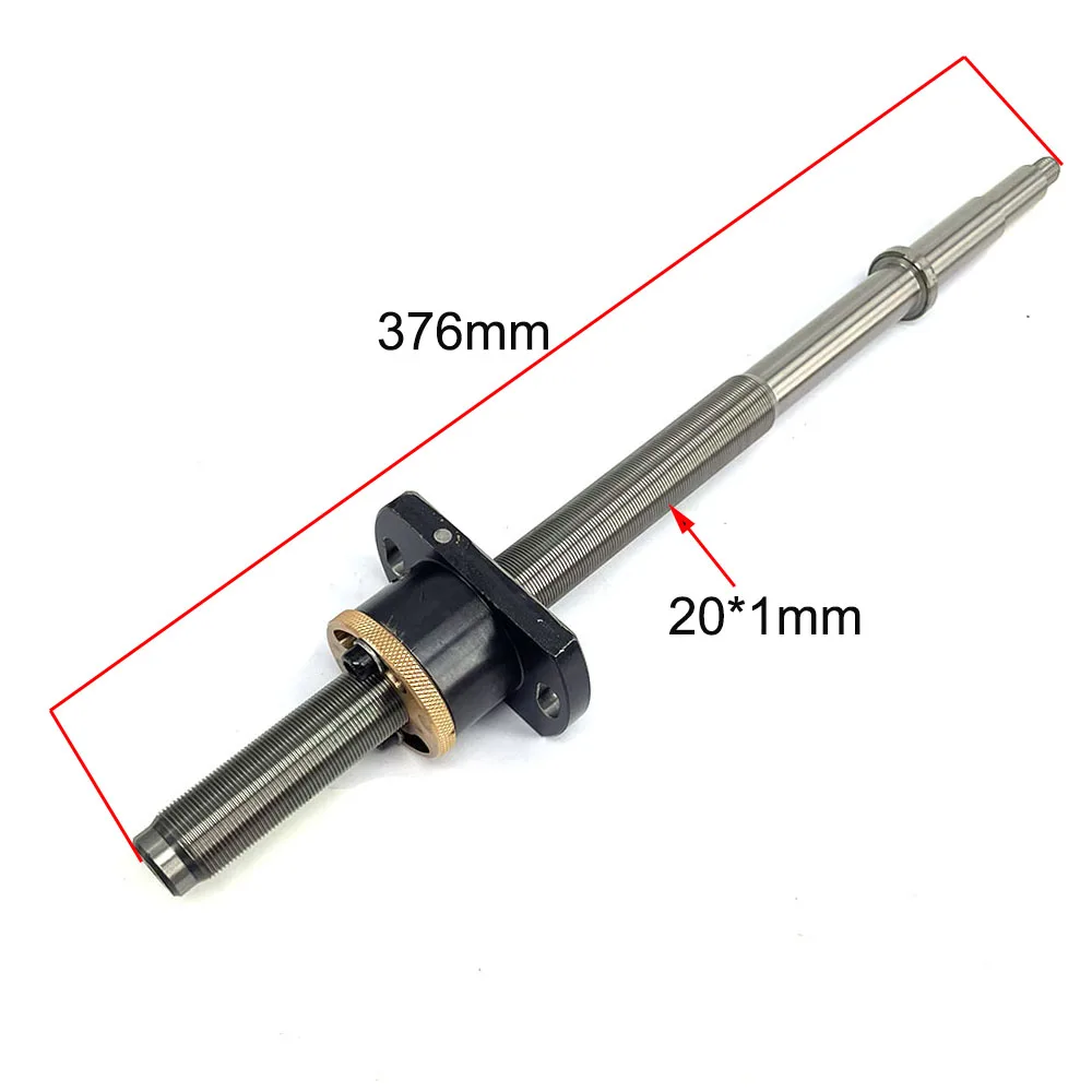 Wire Cut Parts Complete Ball Screw and Nut 20*1*376*17mm for Wire Cutting Machine