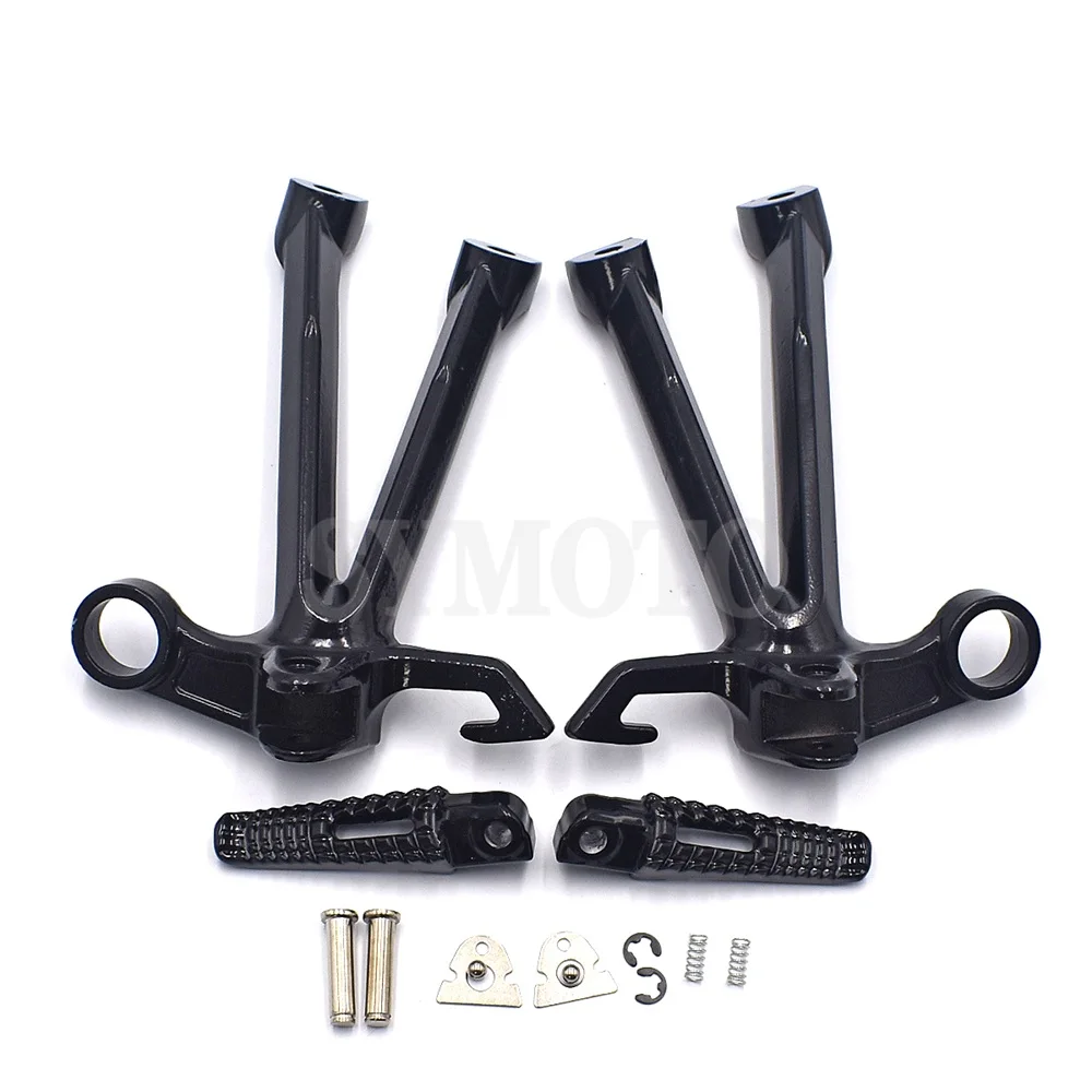 For Suzuki GSX-R 1000 GSXR1000 GSXR 1000 2007 2008 K7 Motorcycle Rear Footrests Foot pegs tripod Pedal stent assembly