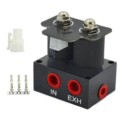 200PSI 12V Solenoid Valve Air ride Suspension manifold valve pneumatic shock absorber double solenoid valve set