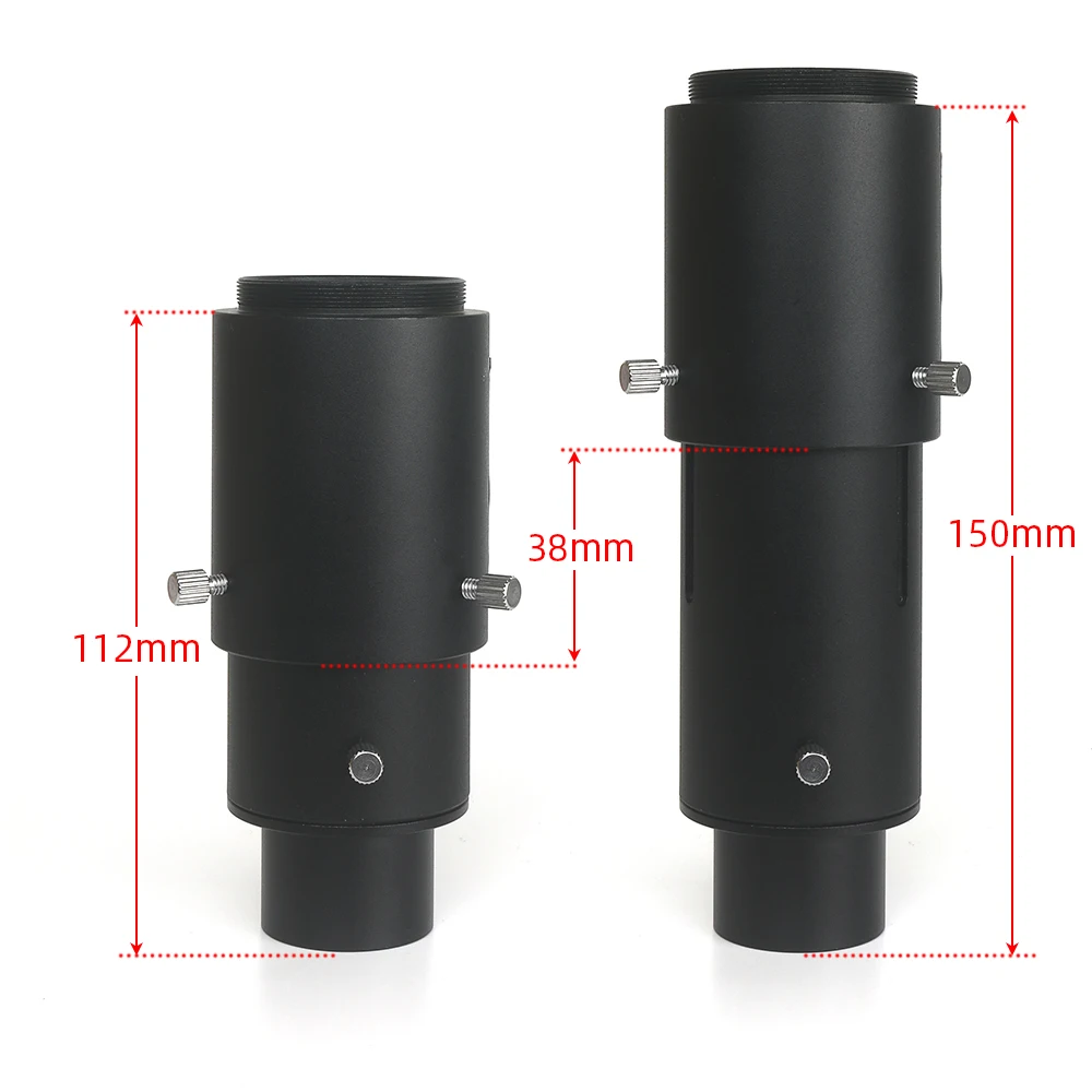 EYSDON 1.25" Variable Telescope Camera Adapter Extension Tube With Camera T Ring Adapter