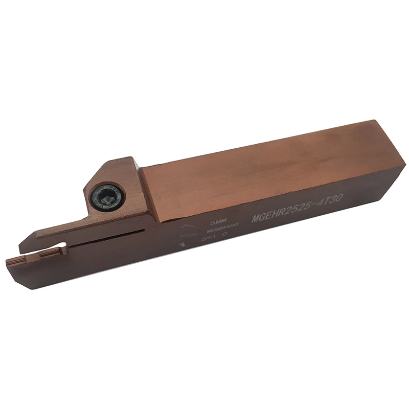 Portaherramientas MGEHR2525 4 T30 de acero de resorte ranurado ado, cortador de ranura de torno CNC, herramienta de máquina para inserto de carburo MGMN 400, 1 ud.