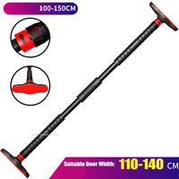 New Design 65-100cm/ 90-130cm/ 100-150cm Adjustable Door Horizontal Bar, Pull Up Bar for Doorway Width 70-140cm, No Need Drill