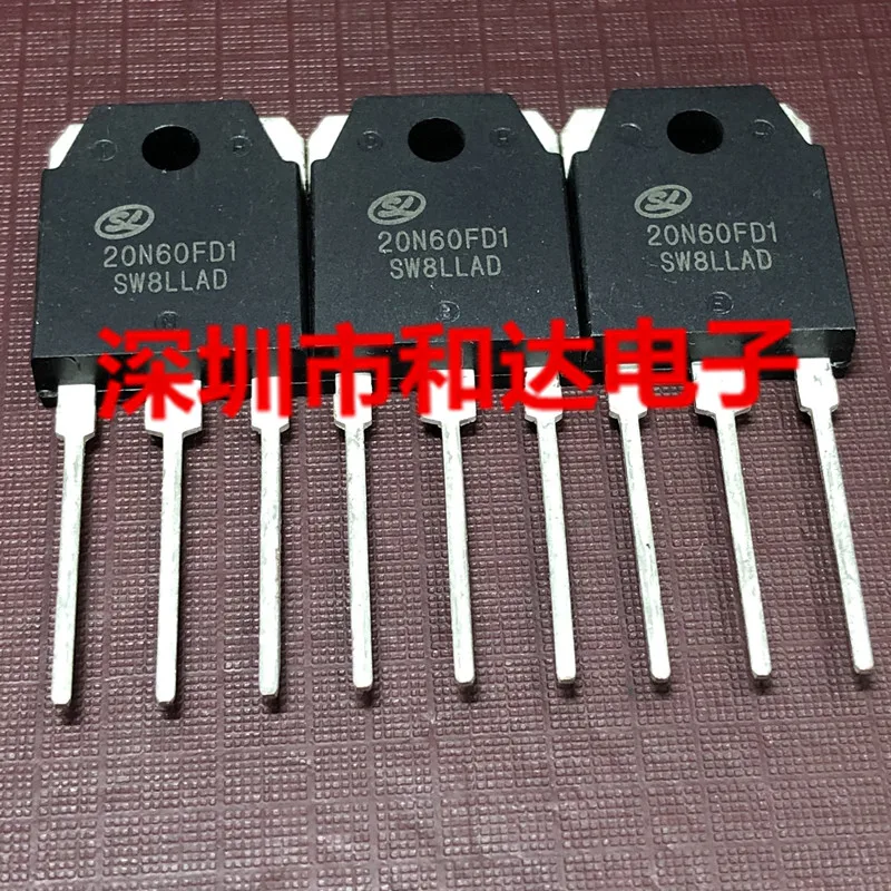 (5 Pieces) 20N60FD1 SGT20N60FD1PN TO-3P 600V 40A / GWT30V60DFB STGWT30V60DFB 600V 60A / GWT40V60DFB STGWT40V60DFB 600V 60A TO-3P