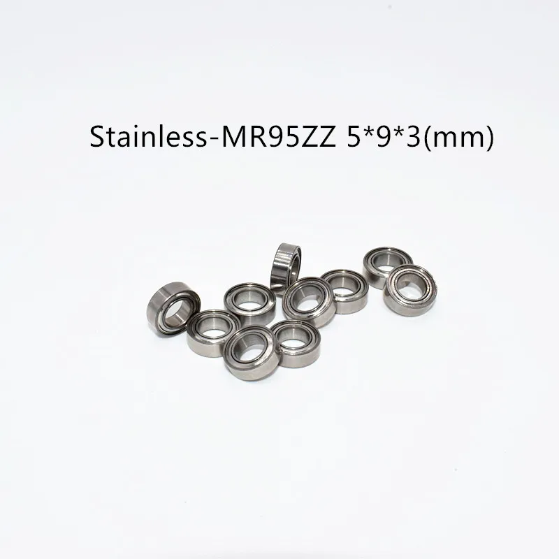 

Stainless steel bearing 10PCS SMR95ZZ 5*9*3(mm) antirust metal sealed High speed Mechanical equipment parts