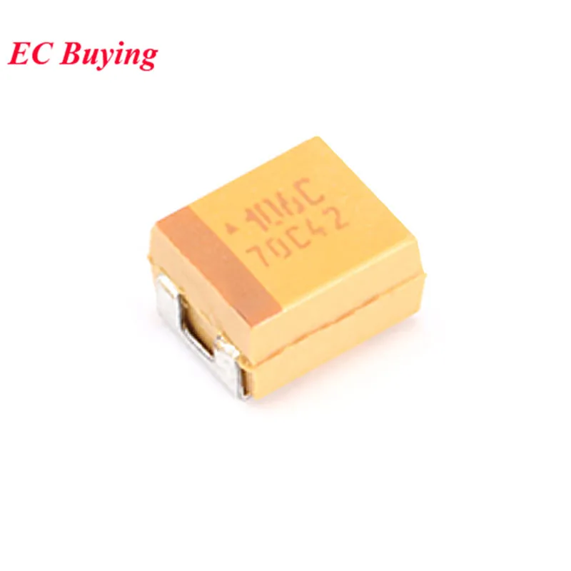 10 قطعة 16V 3528B SMD التنتالوم مكثف 4.7 فائق التوهج 10 فائق التوهج 22 فائق التوهج 33 فائق التوهج ± 10% ± 20% B-نوع 3528 1210