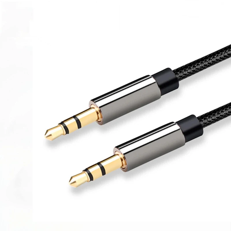 

2Rca to 3.5mm male aux cable gold plated 3.5 jack rca audio cables headphone aux jack splitter for iphone