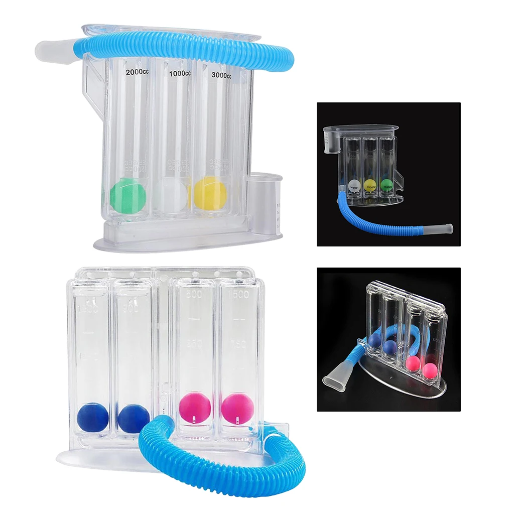 Lung Deep Breathing Trainer Exerciser Device Apparatus Incentive Spirometer Breathing Treatment Machine Breathing Trainer