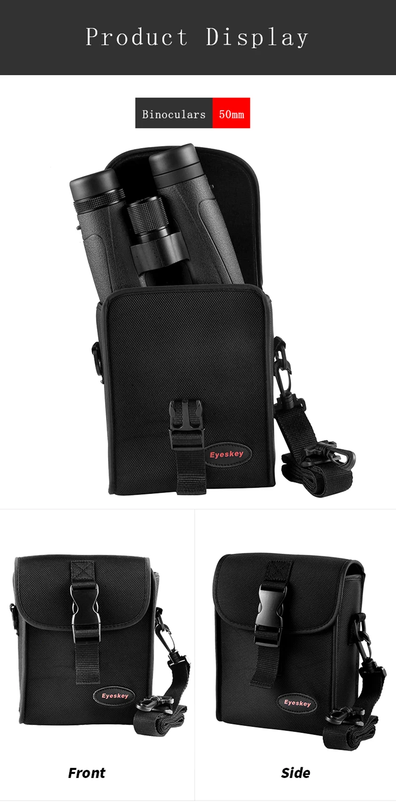 32/42/50mm Fernglas Tasche Tragbare Kamera Tasche Wasserdichte Monokulare Tasche Schulter/Umhängetaschen Fernglas Gurt – Detail 5