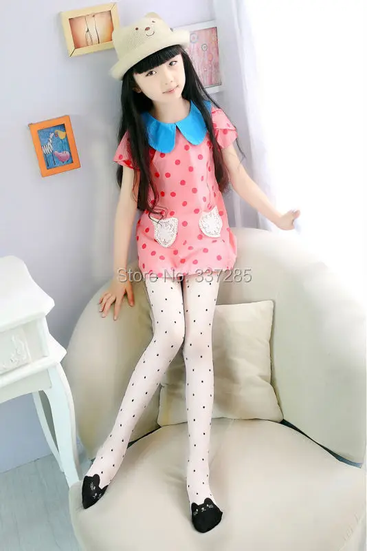 Neue Sommer Ultra-Dünne Kinder Baby Mädchen Strumpfhosen Transparente Niedliche Katzenmuster Strumpfhose Kinderstrümpfe für Baby Mädchen – Detail 5