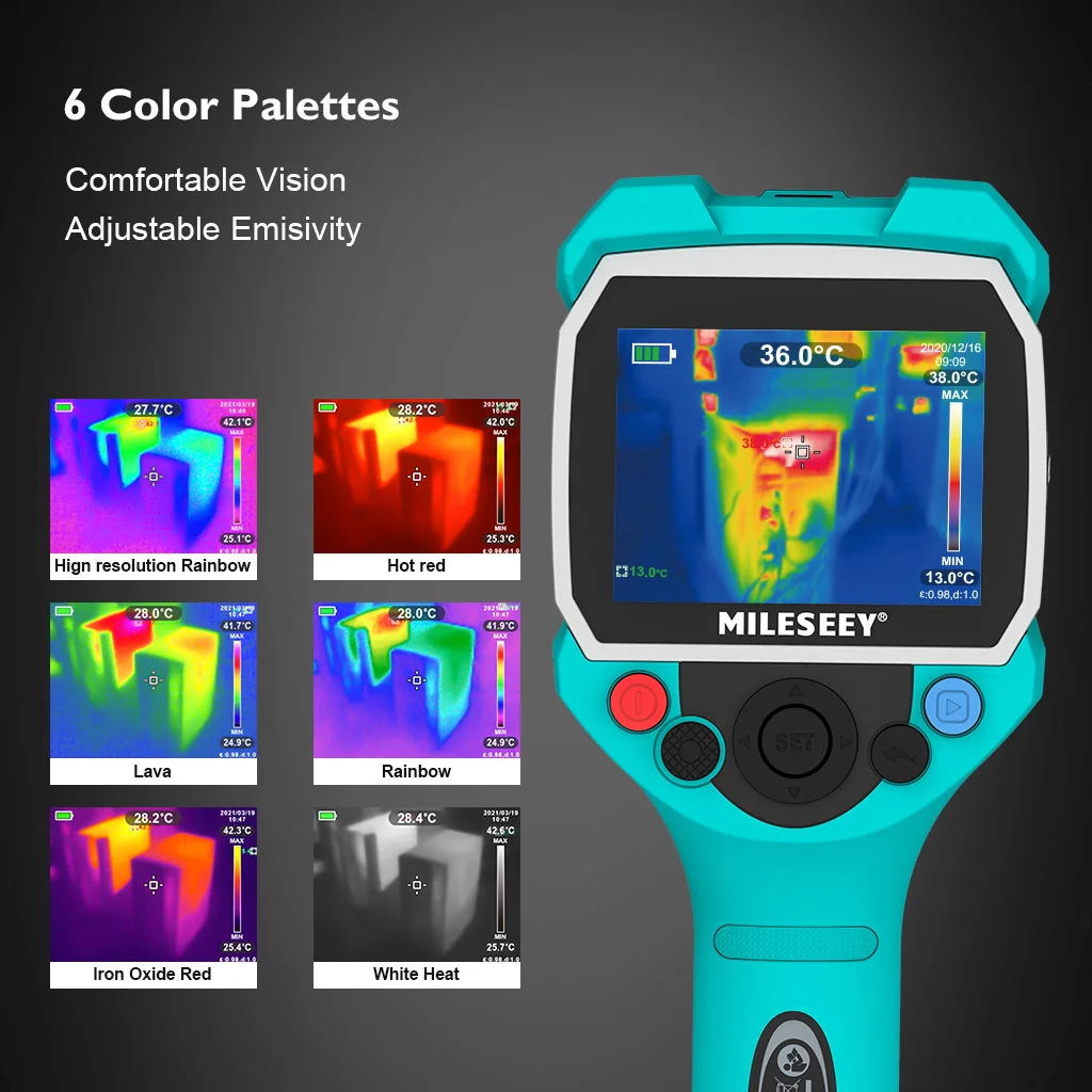 Mileseey TR120 Professionelle Thermische Imager Hohe Auflösung Infrarot Thermische Kamera Hohe Senstive Thermische Imager für Reparatur