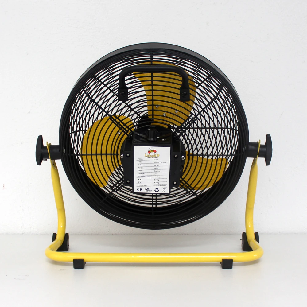 16 Inch 12V Rechargeable Table Desk Fan Portable Rechargeable Table Fan Solar Rechargeable Table Fan