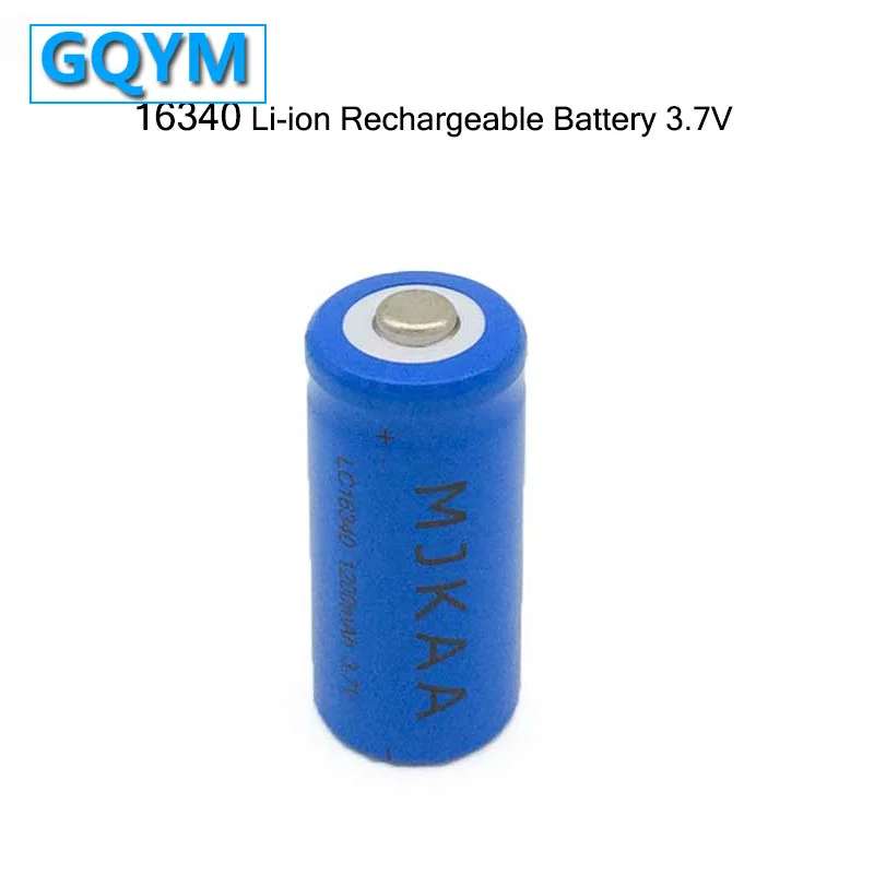 20pcs 16340 1200mah Rechargeable Battery CR123A 3.7V 16340 1200mAh Rechargeable li-ion Batteries