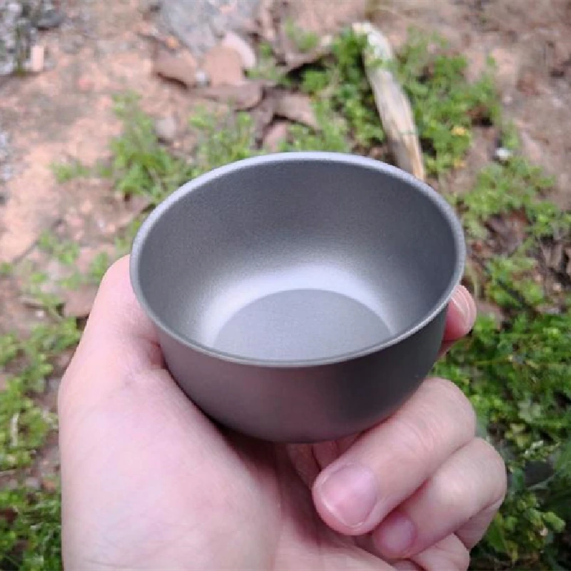 

Camping Titanium Tea Wine Cup Tourist Lightweight Mug Picnic Utensils Outdoor Kitchen Equipment Travel Cooking Cookware Hiking